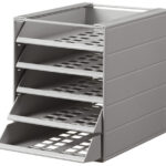 DURABLE schuifladenbox IDEALBOX BASIC 5, met 5 schuiflades