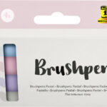 folia penseelstift Brush Pens ´Pastell´, 4 stuks in set