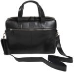 EXACOMPTA Notebook-schoudertas EXACTIVE, leer, zwart