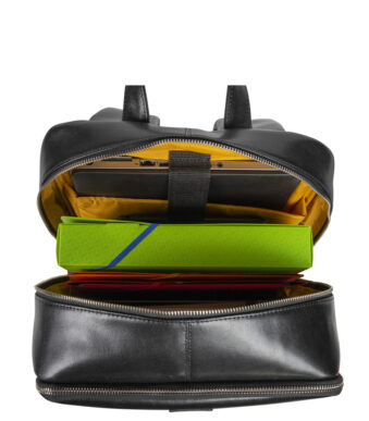 EXACOMPTA Notebook-rugzak EXACTIVE, leer, zwart