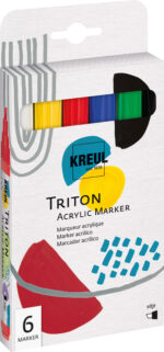 KREUL Acrylmarker TRITON Acrylic Marker, set van 6