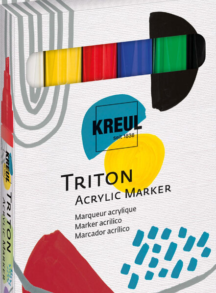 KREUL Acrylmarker TRITON Acrylic Marker, set van 6