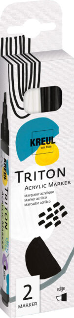 KREUL Acrylmarker TRITON Acrylic Marker, set van 2