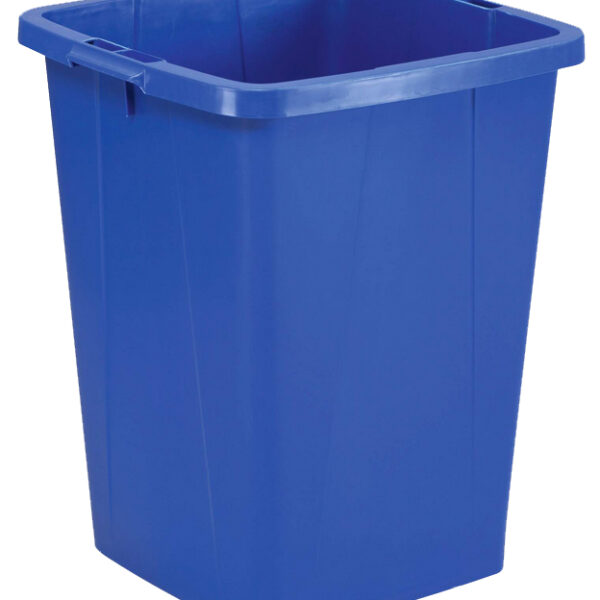 DURABLE afvalbak DURABIN 90, vierkant, blauw