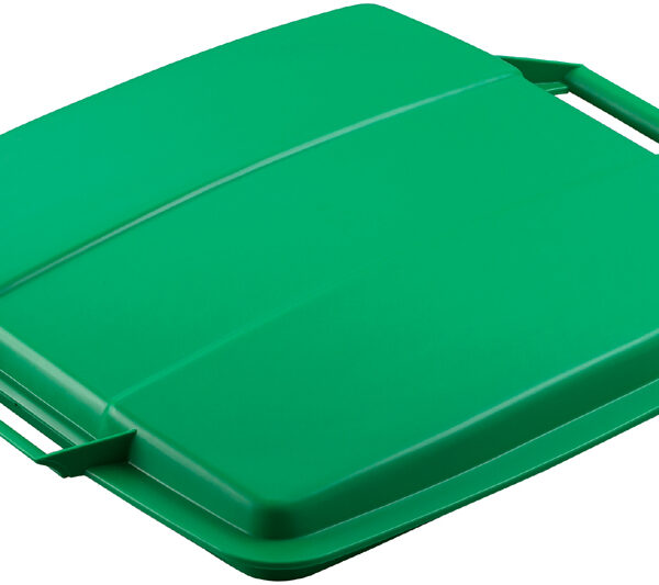 DURABLE deksel DURABIN LID 90, vierkant, groen