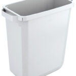 DURABLE afvalbak DURABIN 60, rechthoekig, wit