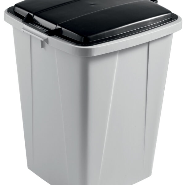 DURABLE deksel ECO voor DURABIN 90, vierkant, zwart