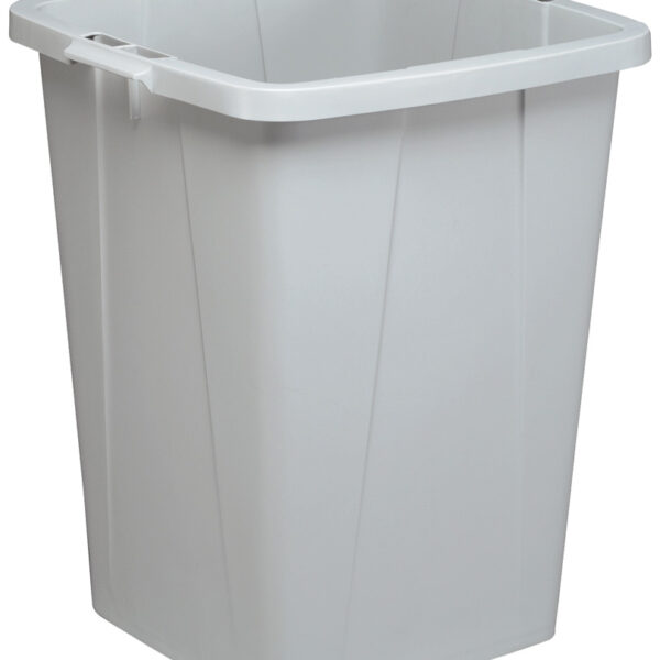 DURABLE afvalbak DURABIN ECO 90, vierkant, grijs