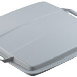 DURABLE deksel ECO voor DURABIN 90, vierkant, grijs