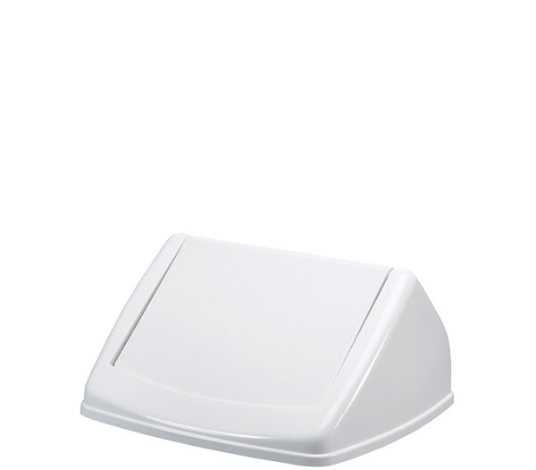 DURABLE deksel DURABIN DRAAIDEKSEL SQUARE 40, wit/wit