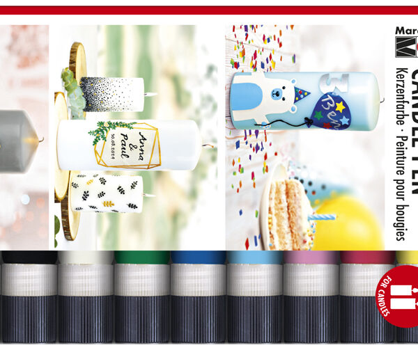 Marabu kaarsenverf 'Candle Liner', set van 10