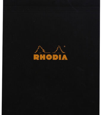 RHODIA schrijfblok no. 18, DIN A4, geruit, zwart