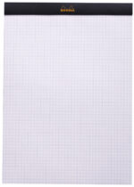RHODIA schrijfblok no. 18, DIN A4, geruit, zwart