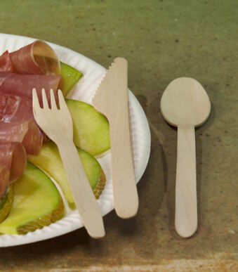 PAPSTAR houten-lepel ´pure´, lengte: 157 mm