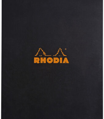 RHODIA notitieblok met spiraal no. 18, DIN A4, geruit, zwart