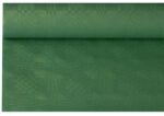 PAPSTAR damast-tafellaken, (B)1,2 x (L)8 m, donkergroen