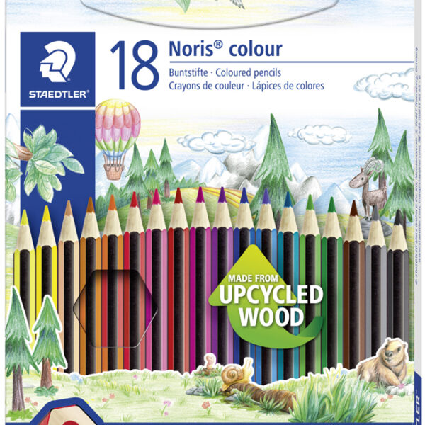 STAEDTLER kleurpotloden Noris colour, 18 stuks in doosje