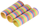 PAPSTAR serpentines ´Stripes´, van papier, 5 kleuren