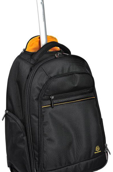 EXACOMPTA rugzak-trolley EXABUSINESS, polyester, zwart