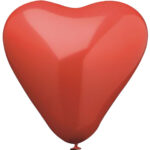 PAPSTAR luchtballonnen 'Heart', groot, rood