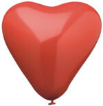 PAPSTAR luchtballonnen 'Heart', groot, rood