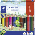 STAEDTLER driehoekige kleurpotloden Noris colour, 18 + 6 in doosje