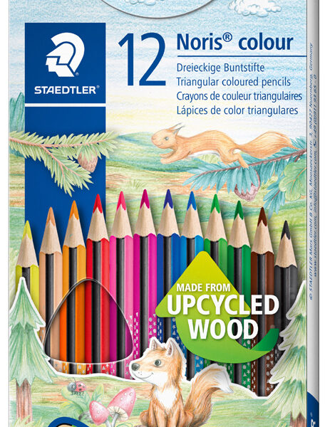 STAEDTLER driehoekig kleurpotlood Noris colour, 12 stuks in doosje