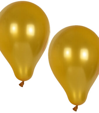 PAPSTAR luchtballonnen ´Metallic´, omvang: 800 mm, goud
