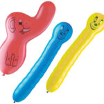 PAPSTAR luchtballonnen, verschillende vormen, kleuren assorti