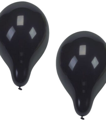 PAPSTAR luchtballonnen, diameter: 250 mm, zwart