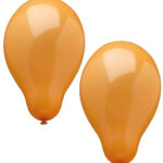 PAPSTAR luchtballonnen, diameter: 250 mm, oranje