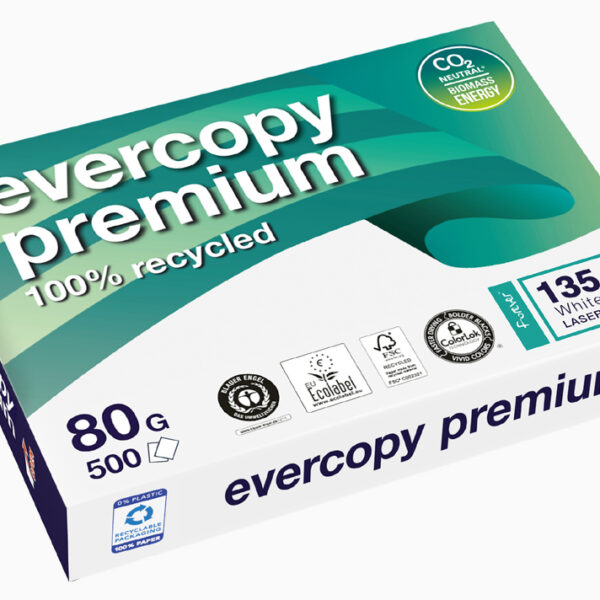 Clairefontaine universeel papier evercopy premium, DIN A4, wit, 80 g/m2