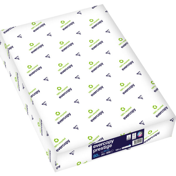 Clairefontaine universeel papier evercopy prestige, A3, wit, 80 g/m2