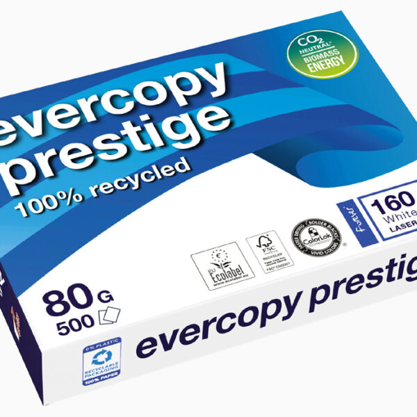 Clairefontaine universeel papier evercopy prestige, DIN A4, wit, 80 g/m2
