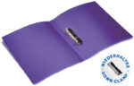 HERMA ringband, DIN A4, 2-rings mechaniek, doorschijnend-violet, rugbreedte: 25 mm,