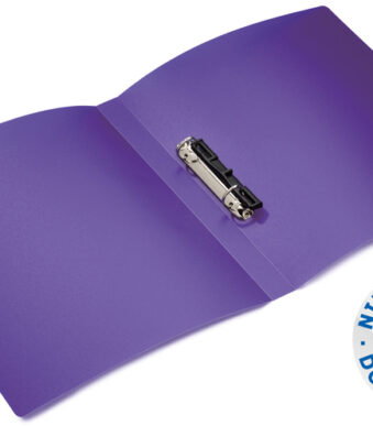 HERMA ringband, DIN A4, 2-rings mechaniek, doorschijnend-violet, rugbreedte: 25 mm,