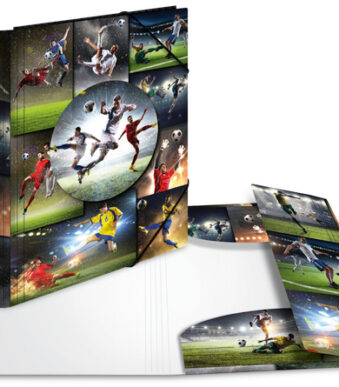 HERMA hoekspanmap ´Voetbal´, van PP, DIN A4