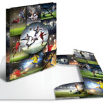 HERMA hoekspanmap ´Voetbal´, van PP, DIN A3