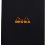 RHODIA schrijfblok no. 19, DIN A4+, geruit, zwart