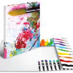 HERMA hoekspanmap ´Kleuren´, van karton, DIN A3