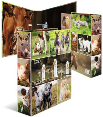 HERMA motiefordner 'Dierenwereld', DIN A4, Boerderijdieren