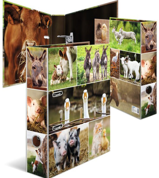 HERMA motiefordner 'Dierenwereld', DIN A4, Boerderijdieren