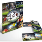HERMA hoekspanmap ´Voetbal´, karton, DIN A3