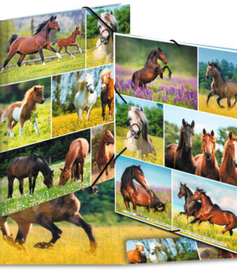 HERMA hoekspanmap 'Paardenwei', karton, DIN A4