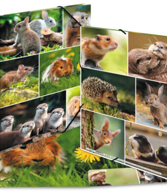 HERMA hoekspanmap 'Knaagdieren', karton, DIN A4