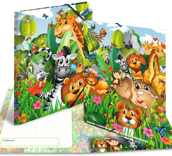 HERMA hoekspanmap 'Jungle', karton, DIN A4