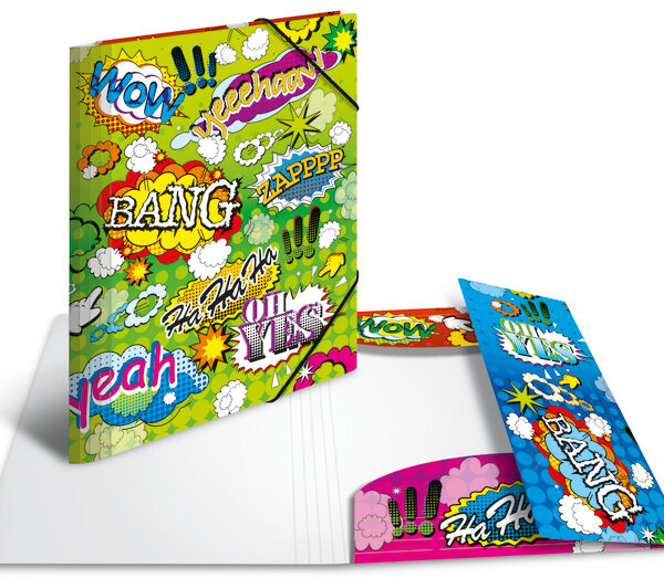 HERMA hoekspanmap ´Comics´, PP, DIN A4