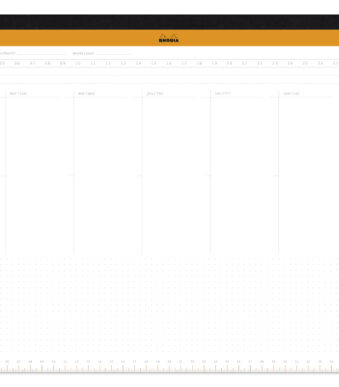 RHODIA papieren schrijfonderlegger RHODIATIME, DIN A3+