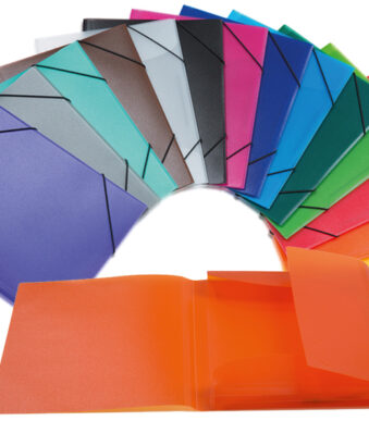 HERMA hoekspanmap, PP, DIN A4, grijs-doorschijnend