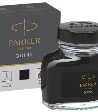 PARKER inktflacon QUINK, inhoud: 57 ml, zwart